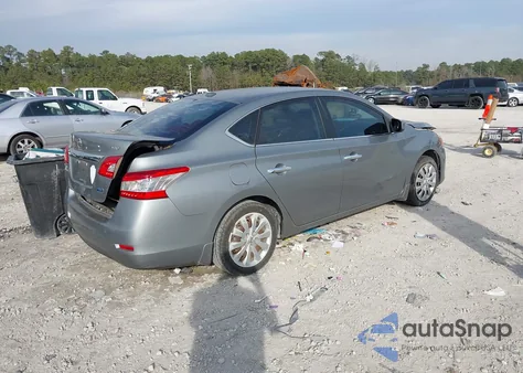 2013 Nissan Sentra Sv from USA, damaged, VIN 3N1AB7AP9DL658687